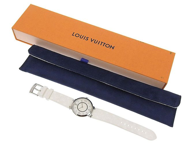 Louis Vuitton Tambour MM Q13MJ Armbanduhr - Ansicht 9