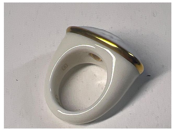 Autre Marque Bernardaud Porzellanring Weiß - Ansicht 6