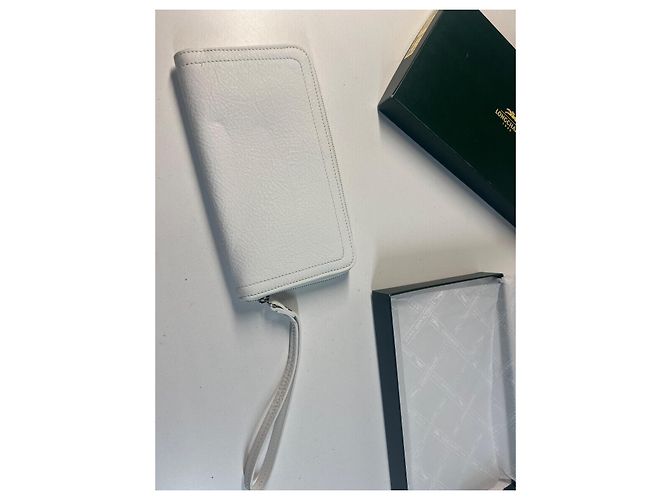 Cartera Longchamp de cuero blanca Blanco - vista 10