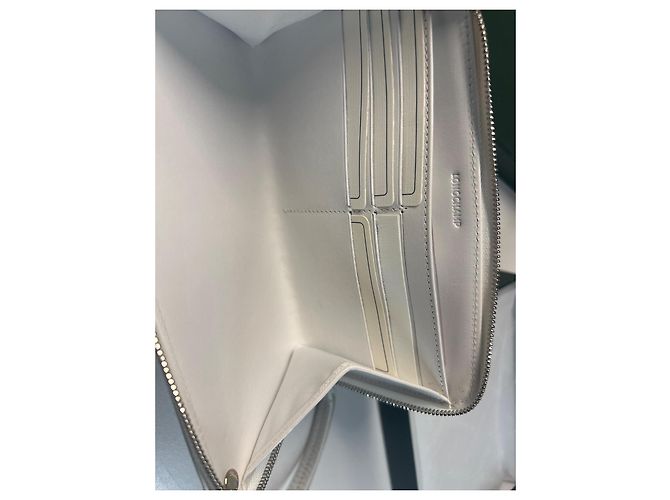 Cartera Longchamp de cuero blanca Blanco - vista 11