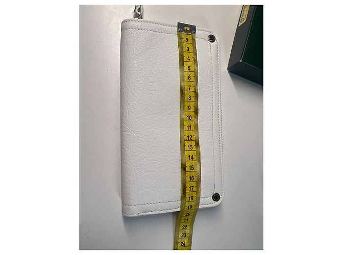 Cartera Longchamp de cuero blanca Blanco - vista 16
