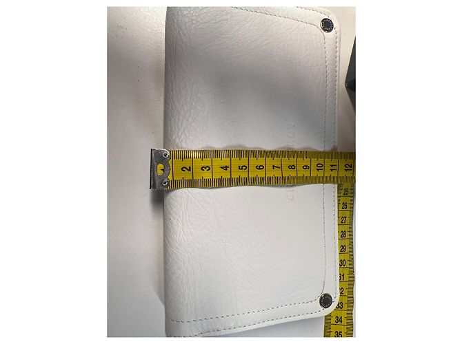 Cartera Longchamp de cuero blanca Blanco - vista 17