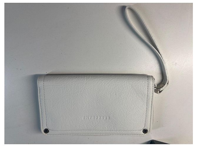 Cartera Longchamp de cuero blanca Blanco - vista 3