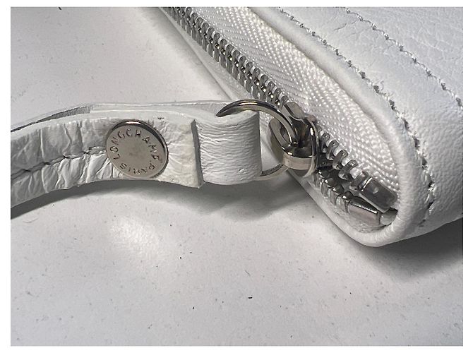 Cartera Longchamp de cuero blanca Blanco - vista 5