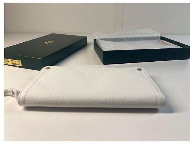Cartera Longchamp de cuero blanca Blanco - vista 7