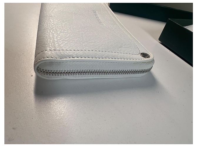 Cartera Longchamp de cuero blanca Blanco - vista 8