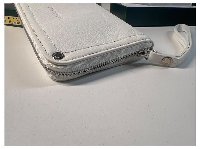 Cartera Longchamp de cuero blanca Blanco - vista 9