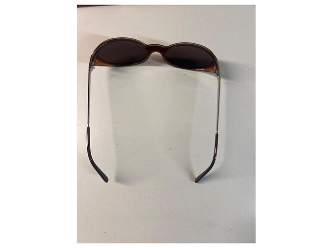 Gafas de sol Cartier Aspen marrones lentes ovaladas Castaño - vista 11