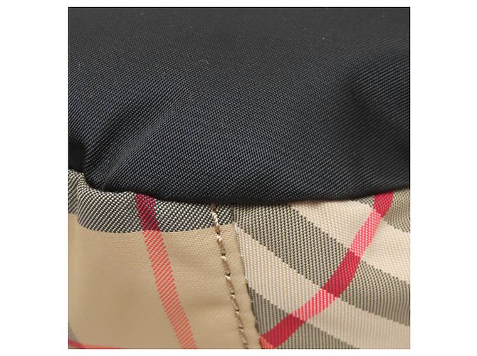Burberry Nova Check Nylon Canvas Umhängetasche Beige - Ansicht 18
