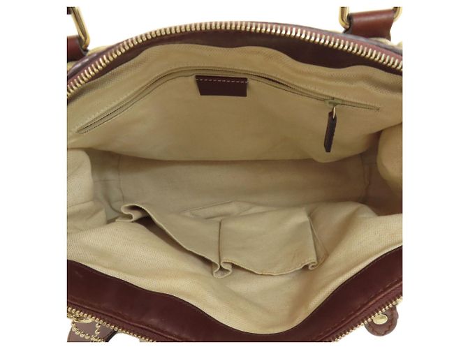 Borsa Tote Gucci 347902 GG 2 in 1 Marrone - vista 5
