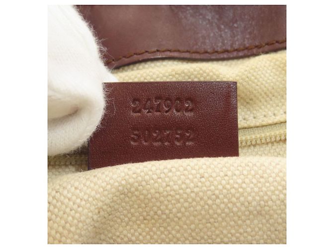 Borsa Tote Gucci 347902 GG 2 in 1 Marrone - vista 7