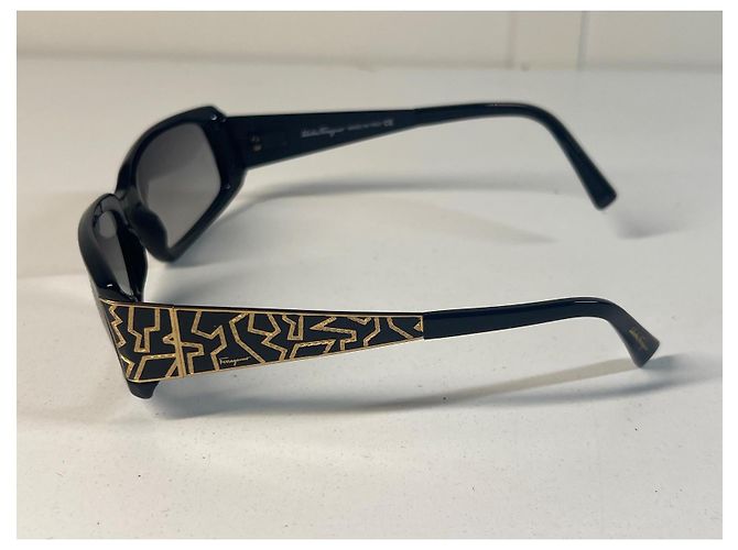 Gafas de sol Salvatore Ferragamo Labyrinth 561 130 Negras Negro - vista 12