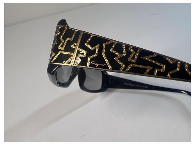 Gafas de sol Salvatore Ferragamo Labyrinth 561 130 Negras Negro - vista 13