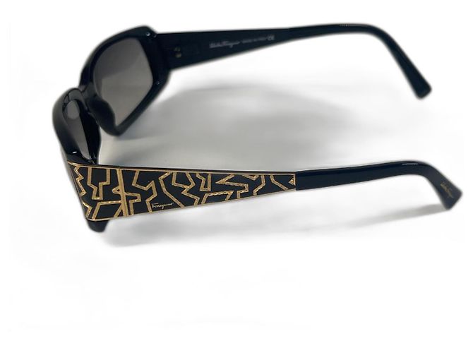 Gafas de sol Salvatore Ferragamo Labyrinth 561 130 Negras Negro - vista 2