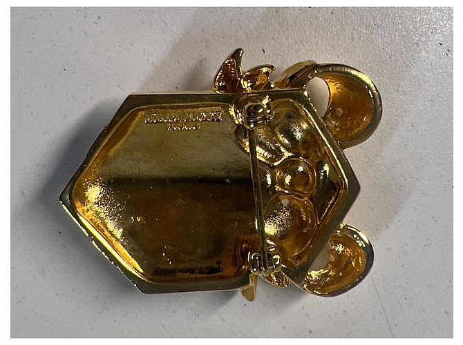 Spilla Nina Ricci in metallo dorato D'oro - vista 4