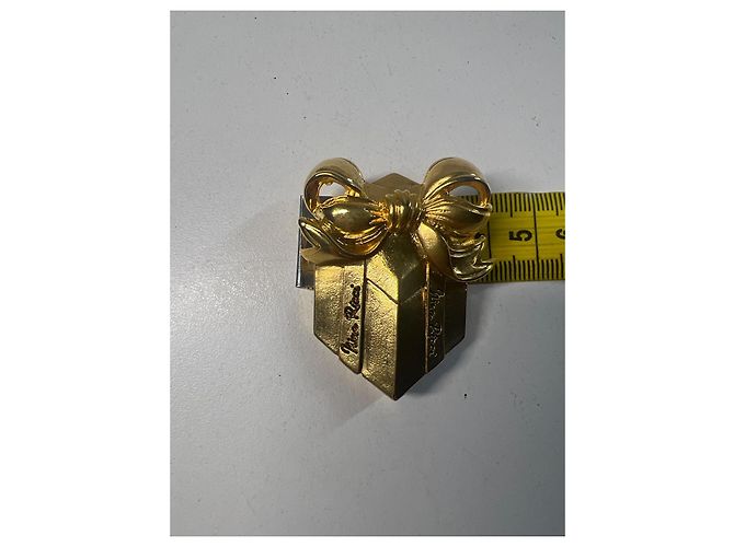 Spilla Nina Ricci in metallo dorato D'oro - vista 7