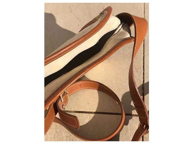 Longchamp Vintage Ikonische Tasche ✨ Braun Aus weiß - Ansicht 8