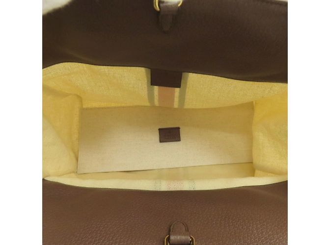 Borsa a mano doppia Gucci Sherry Line 2 in 1 Marrone Beige - vista 5