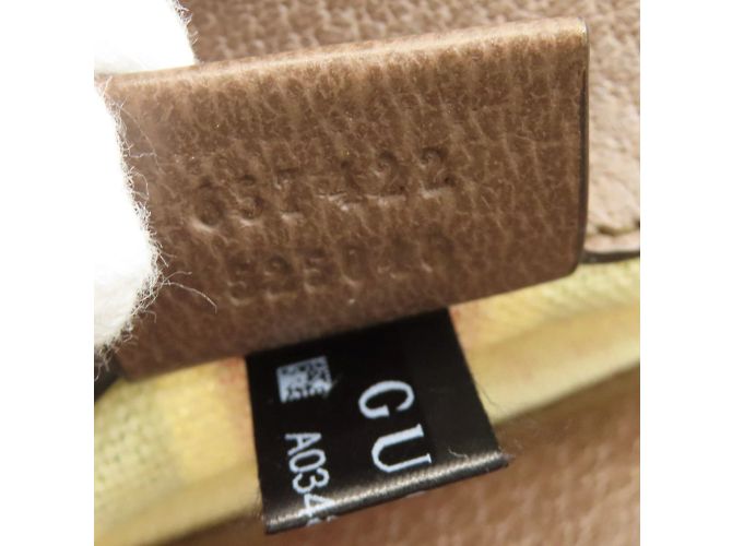 Borsa a mano doppia Gucci Sherry Line 2 in 1 Marrone Beige - vista 7