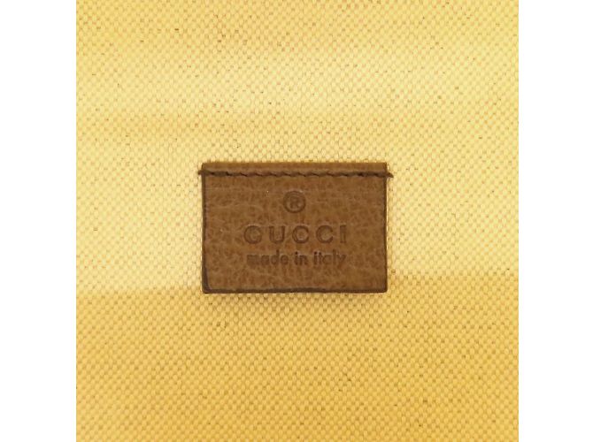 Borsa a mano doppia Gucci Sherry Line 2 in 1 Marrone Beige - vista 9