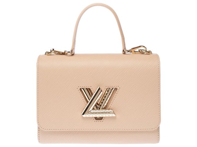 Borsa LOUIS VUITTON Twist in Pelle Beige - 103101 - vista 3