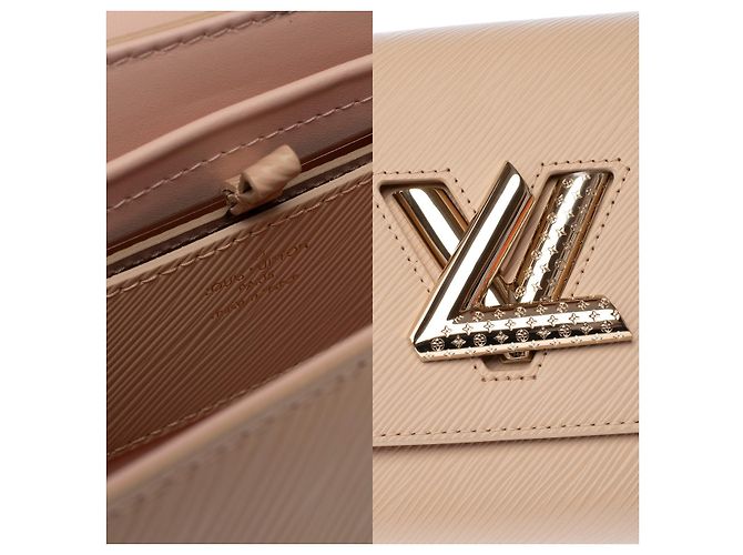 Borsa LOUIS VUITTON Twist in Pelle Beige - 103101 - vista 7