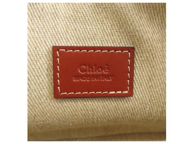 Chloé Woody Gürteltasche braunes Canvas - Ansicht 6