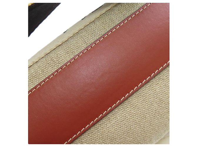 Chloé Woody Gürteltasche braunes Canvas - Ansicht 9