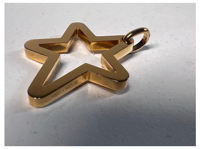 Pendente a Stella O.J. Perrin in Oro 750 D'oro - vista 13