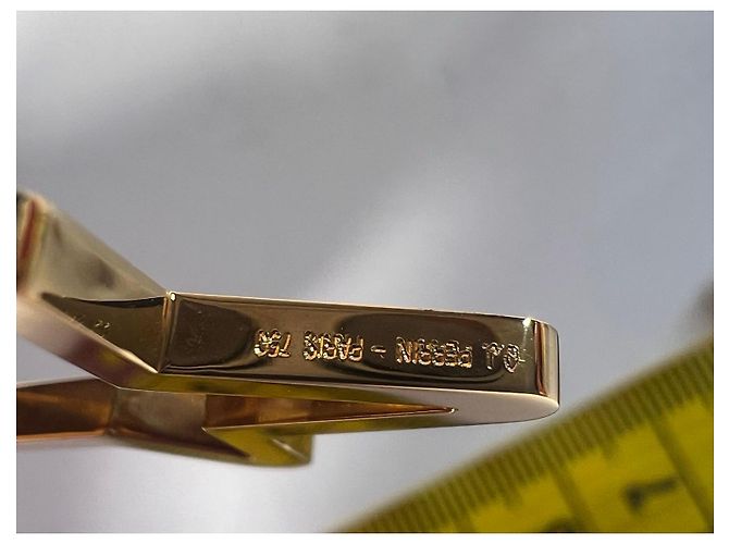 Pendente a Stella O.J. Perrin in Oro 750 D'oro - vista 5