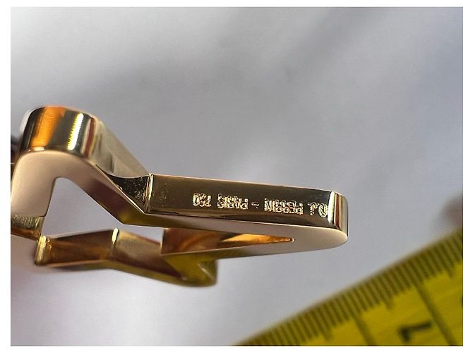 Pendente a Stella O.J. Perrin in Oro 750 D'oro - vista 6
