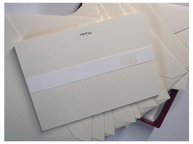 Cartier Correspondence Card Box Black White Red Golden - view 5