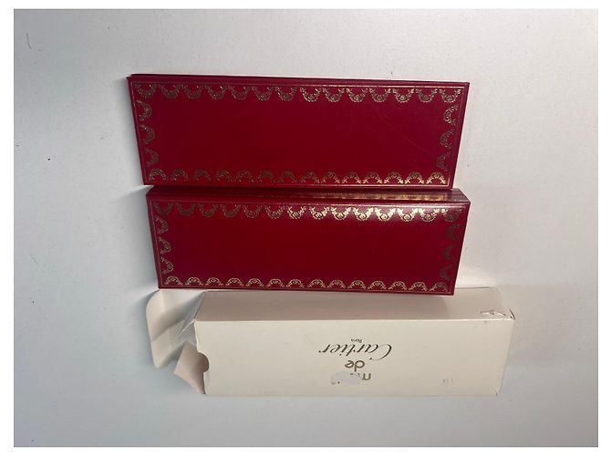 Stylo plume Cartier Must de Cartier TRINITY LAQUE MARBRE Marron Bijouterie dorée - vue 3