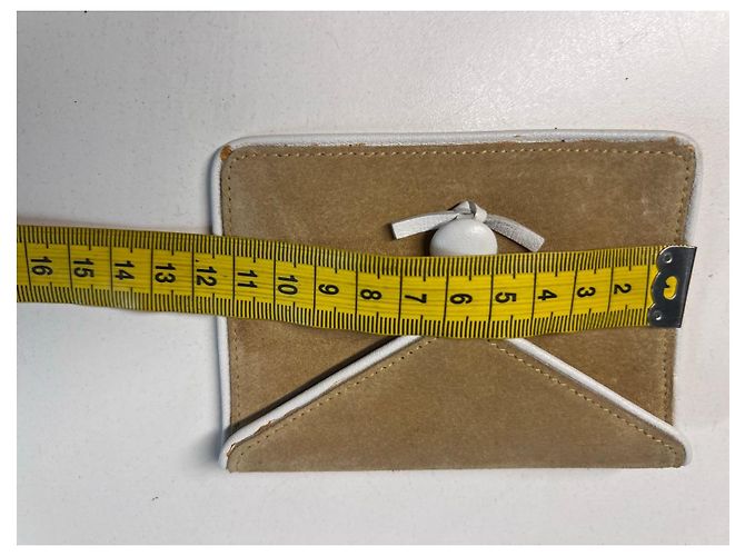Loewe Mini Wildleder Tasche Beige - Ansicht 4