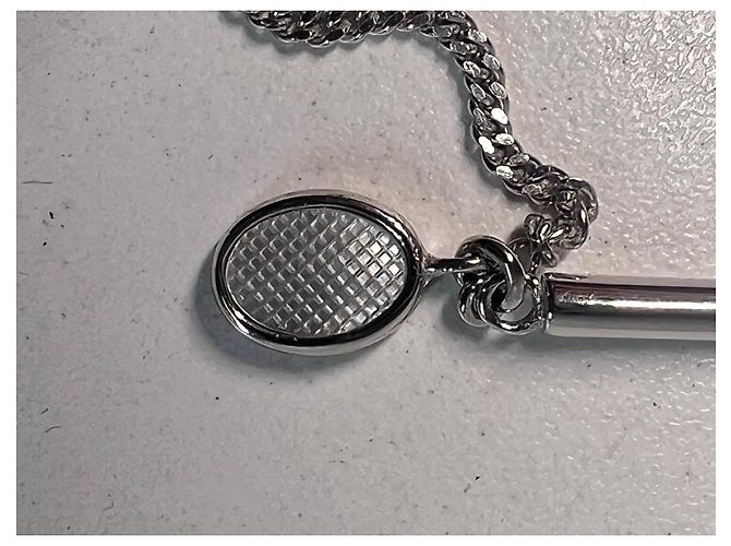 Collana Dior '30 Montaigne' in argento Blu Silver hardware - vista 11