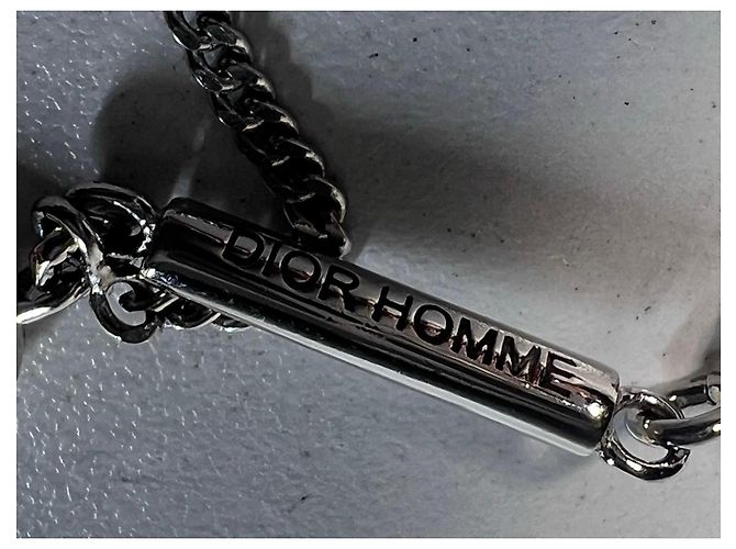 Collana Dior '30 Montaigne' in argento Blu Silver hardware - vista 14