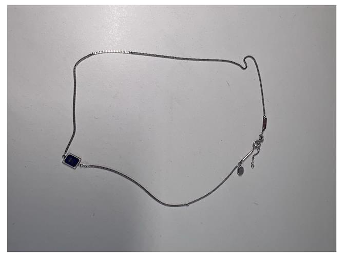 Collana Dior '30 Montaigne' in argento Blu Silver hardware - vista 2