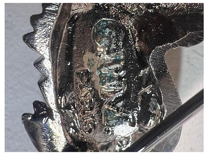 Autre Marque Swarovski Hahn Brosche mit Emaille - Ansicht 6
