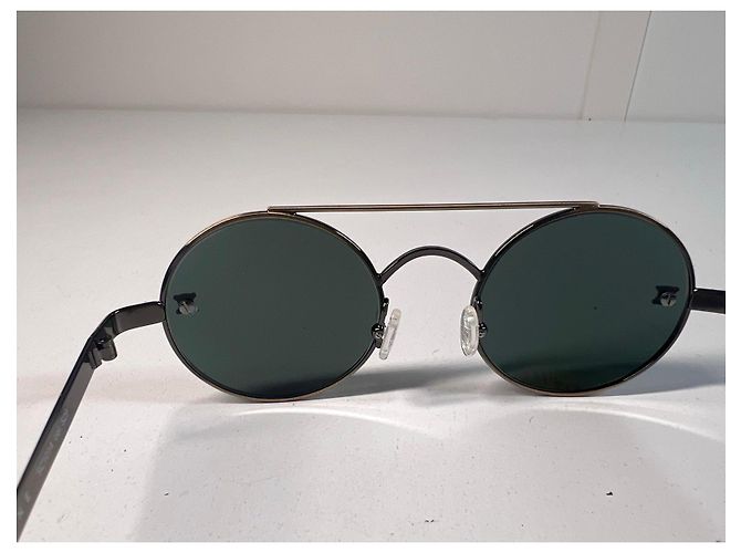 Céline Gafas de sol redondas de metal Bronce - vista 10