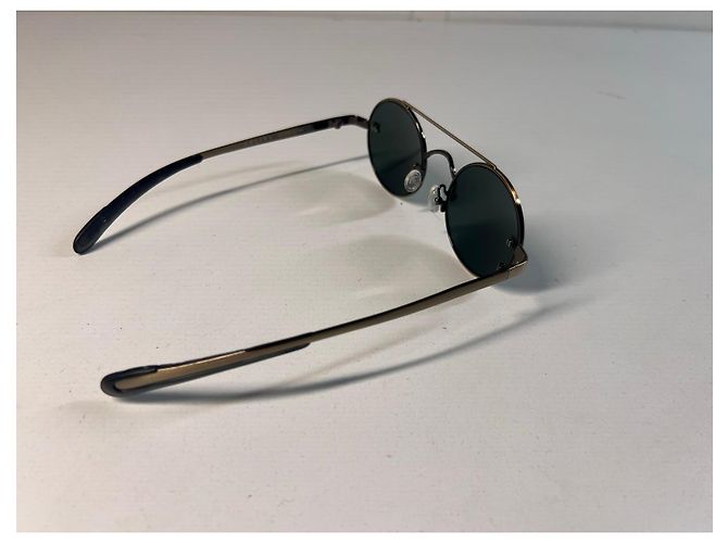 Céline Gafas de sol redondas de metal Bronce - vista 12