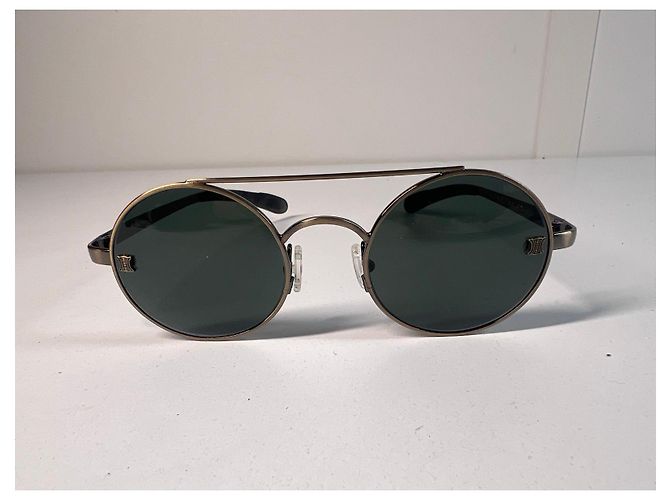 Céline Gafas de sol redondas de metal Bronce - vista 2