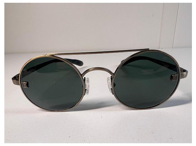 Céline Gafas de sol redondas de metal Bronce - vista 3