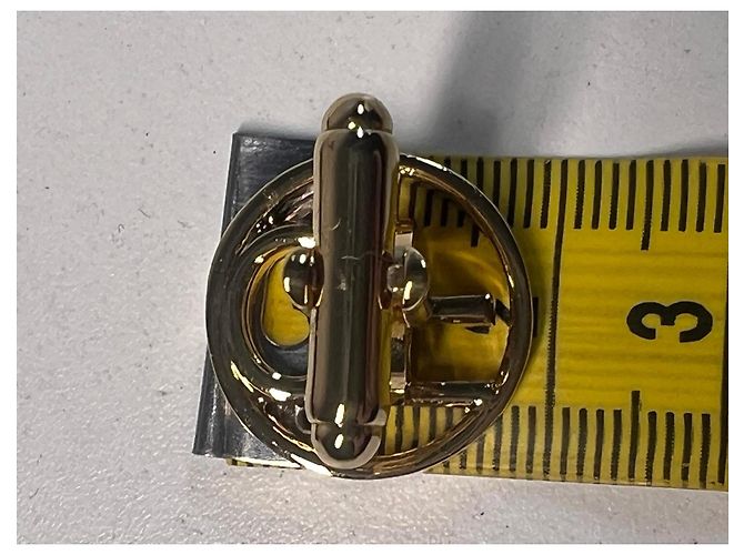 Gemelli Anne Fontaine in oro con logo inciso D'oro - vista 6