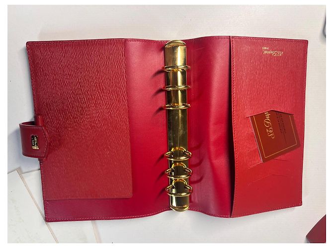 St Dupont Agenda S.T. Dupont en cuir rouge - vue 13