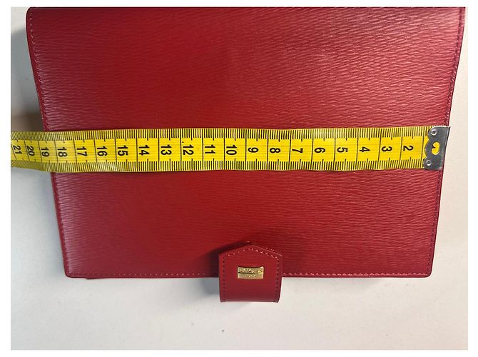 St Dupont Agenda S.T. Dupont en cuir rouge - vue 16