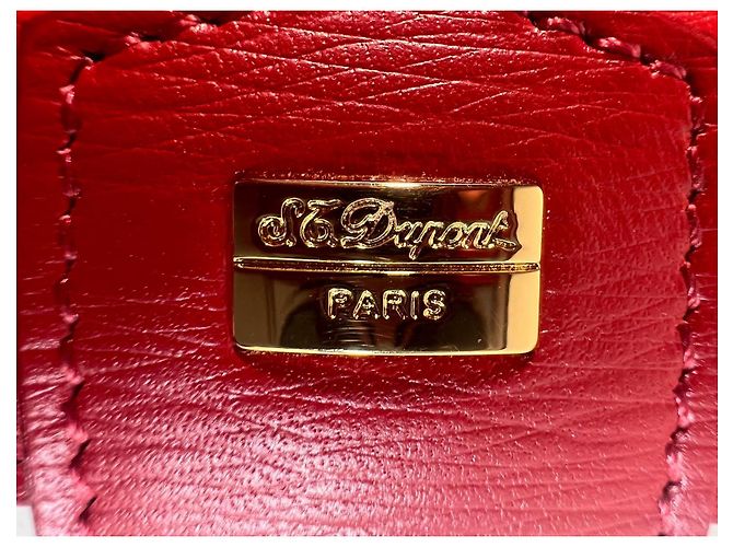 St Dupont Agenda S.T. Dupont en cuir rouge - vue 3