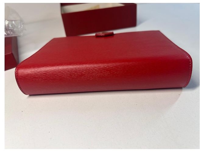St Dupont Agenda S.T. Dupont en cuir rouge - vue 4