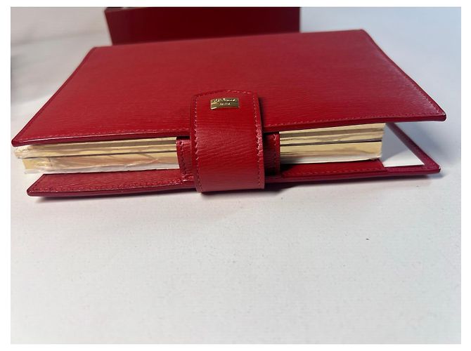 St Dupont Agenda S.T. Dupont en cuir rouge - vue 6