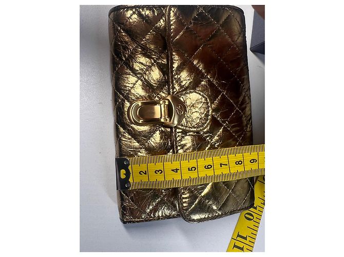 Autre Marque FRANCESCO BIASIA. Cartera acolchada dorada Dorado - vista 11