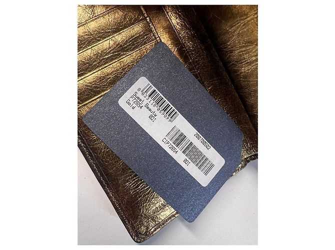 Autre Marque FRANCESCO BIASIA. Cartera acolchada dorada Dorado - vista 13